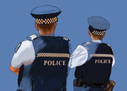 NZ Police illustrations for report