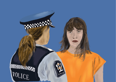 NZ Police illustrations for report